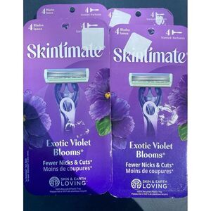 Skintimate Exotic‎ Violet Blooms Razor Bundle of 16